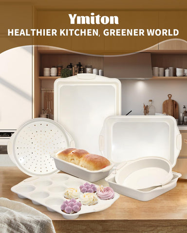 Ymiton 24-cupcake pans enabling batch baking