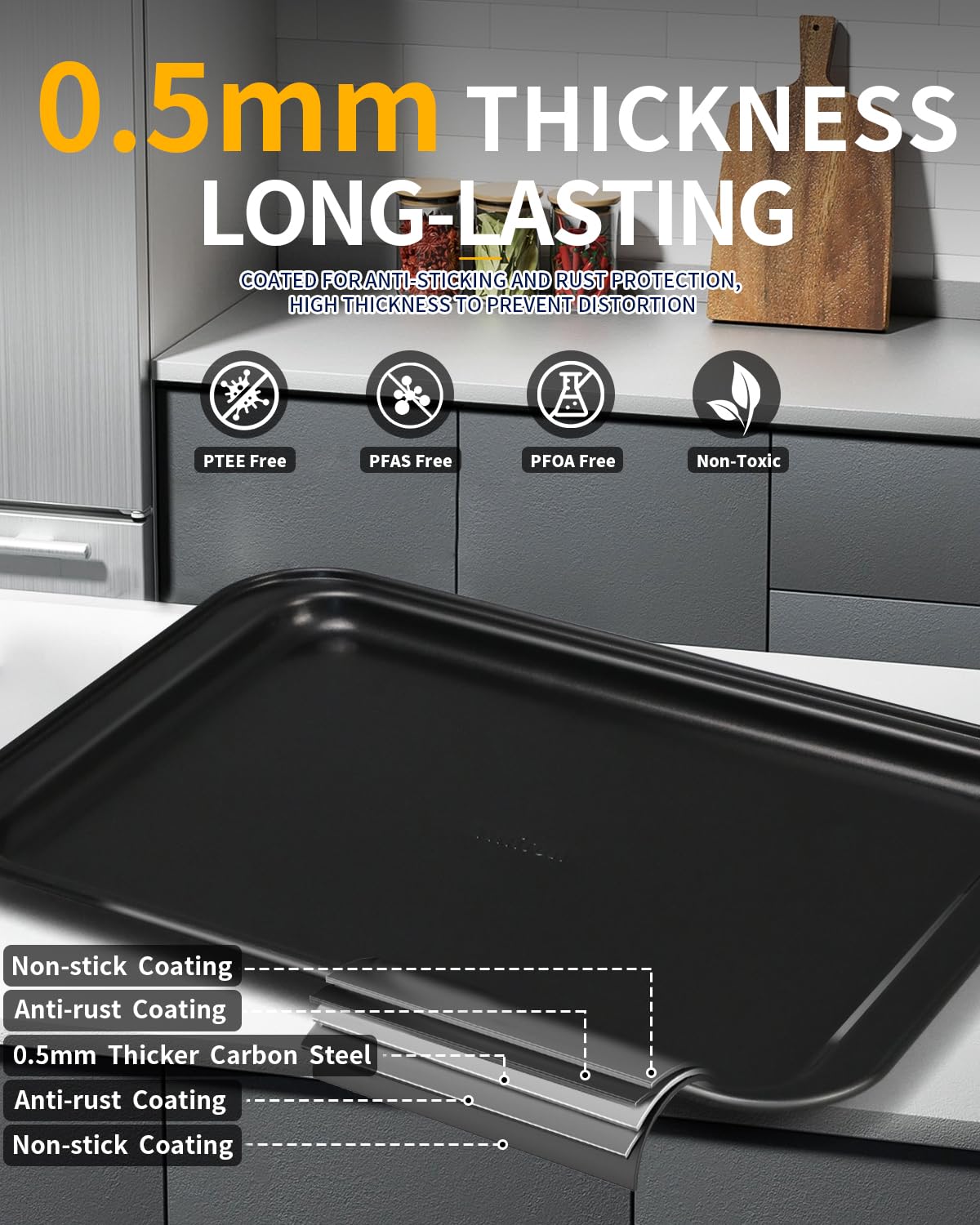 Ymiton loaf pan provides sturdy bake and clean release