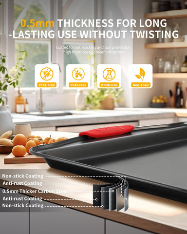 Ymiton muffin pans offer 12 and 24 cup options.