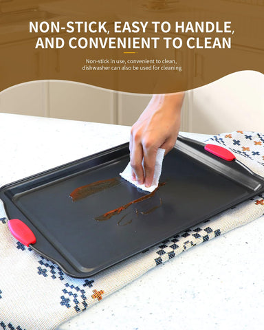 Ymiton round pans in 5mm carbon steel for durable baking.