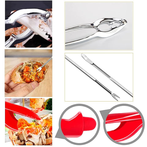 Ymkf Sqqr 32pcs seafood tools set - shrimp deveiner makes peeling and deveining effortless