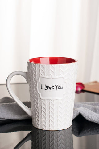 Ynsfree I Love You Mug with easy grip handle for comfortable use