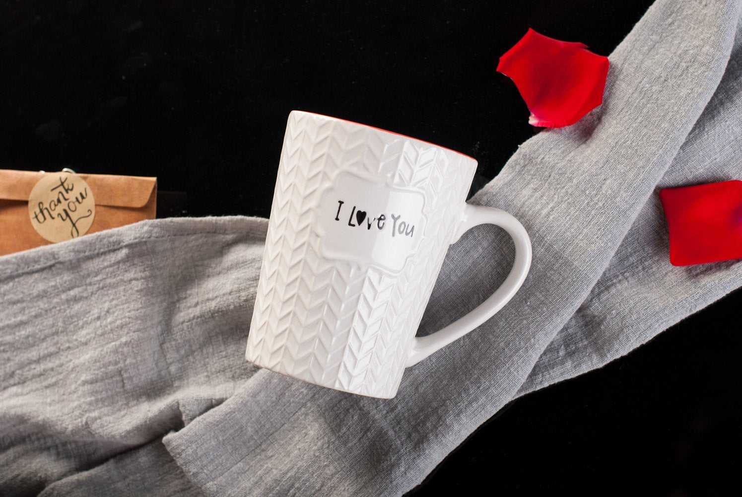 Ynsfree I Love You Mug microwave safe for quick reheats