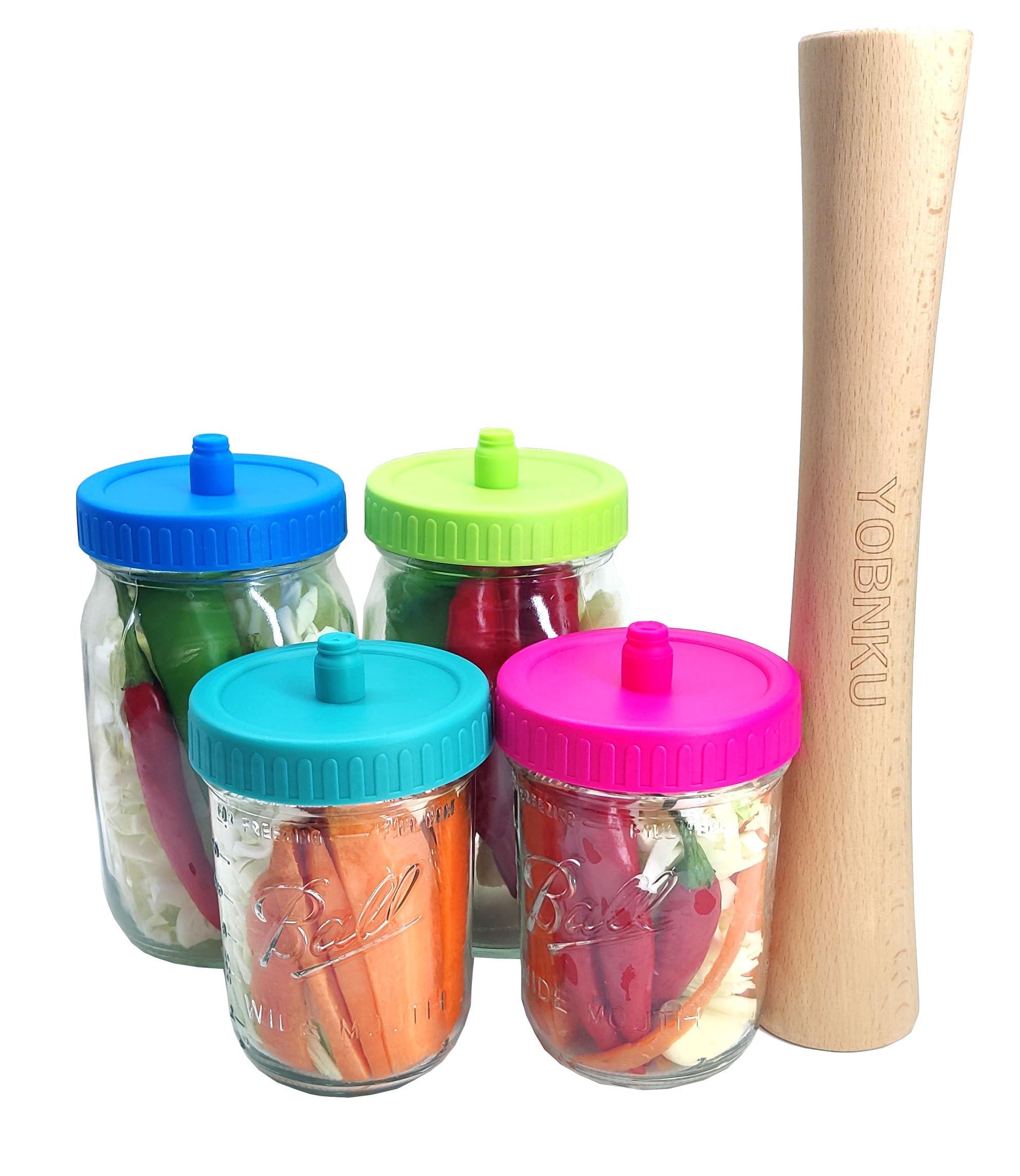 YOBNKU sauerkraut-pounder smooth-sanded finish ensures comfortable grip during use.