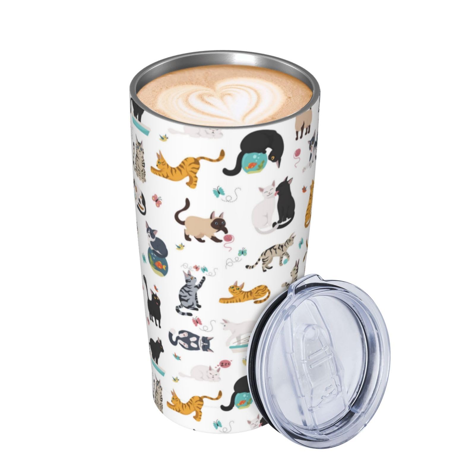 Yobvec Cat Tumbler boxed setup highlights complete kit for gifting