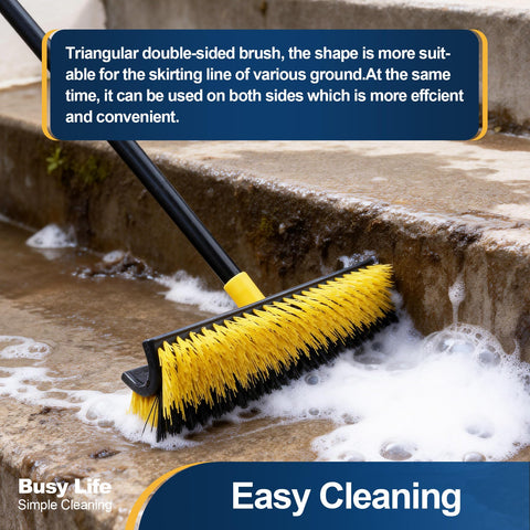 Yocada corner crevice cleaning brush in action reaching tight gaps