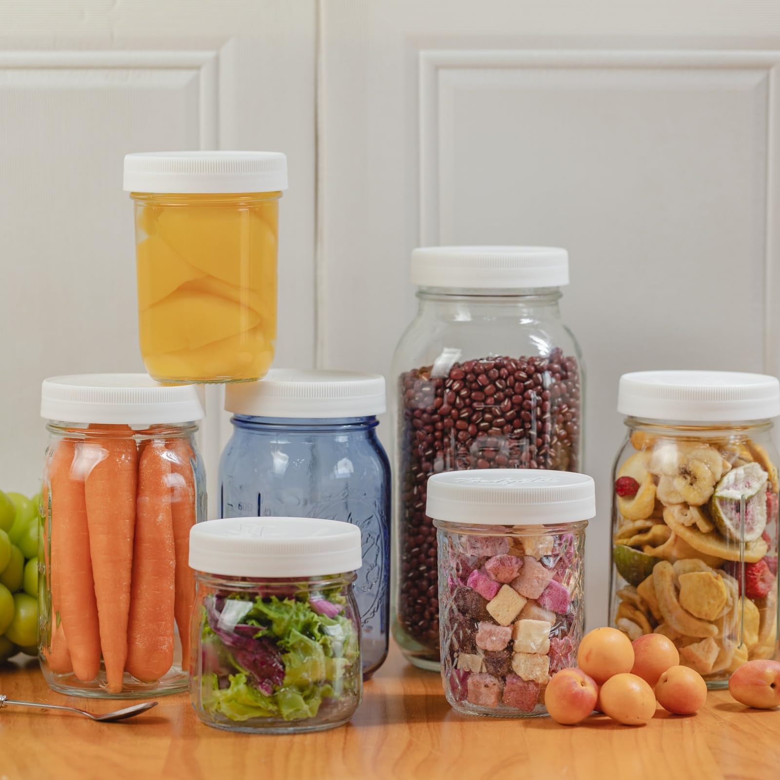 Yodecy packaging uses cotton padding to protect jars during shipping.