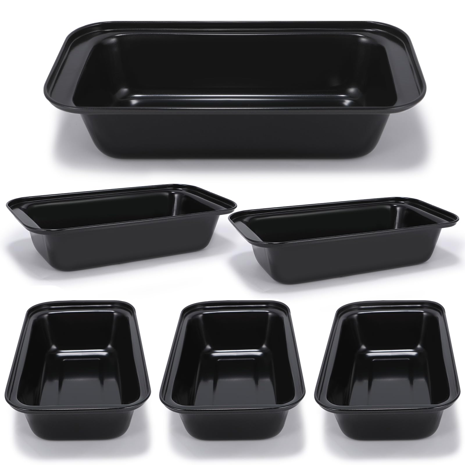 Yoehka 6-pack bread pans set ready for batch baking