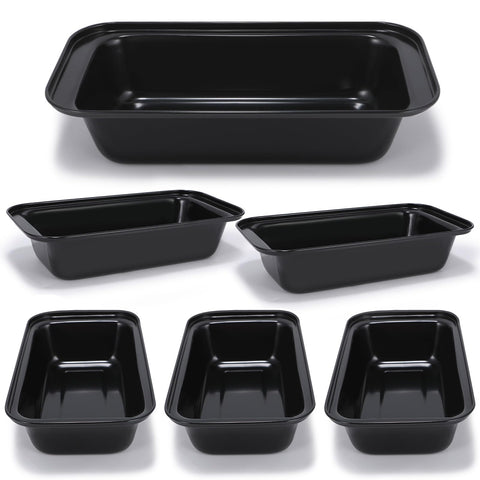 Yoehka 6-pack bread pans set ready for batch baking