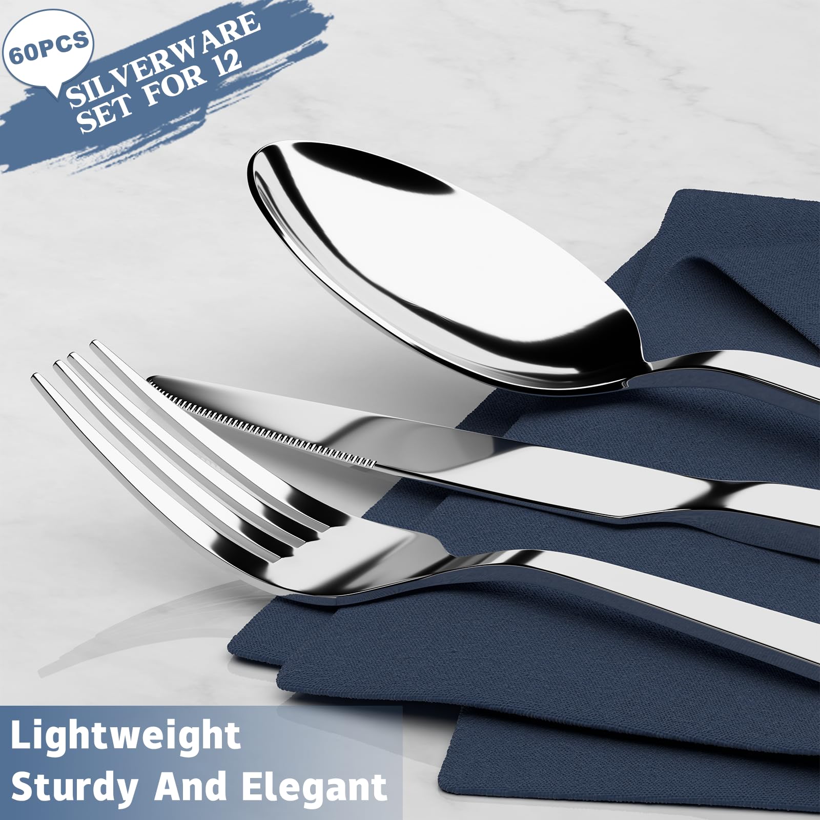 Yoehka ergonomic handles highlight comfortable grip during family dinners.