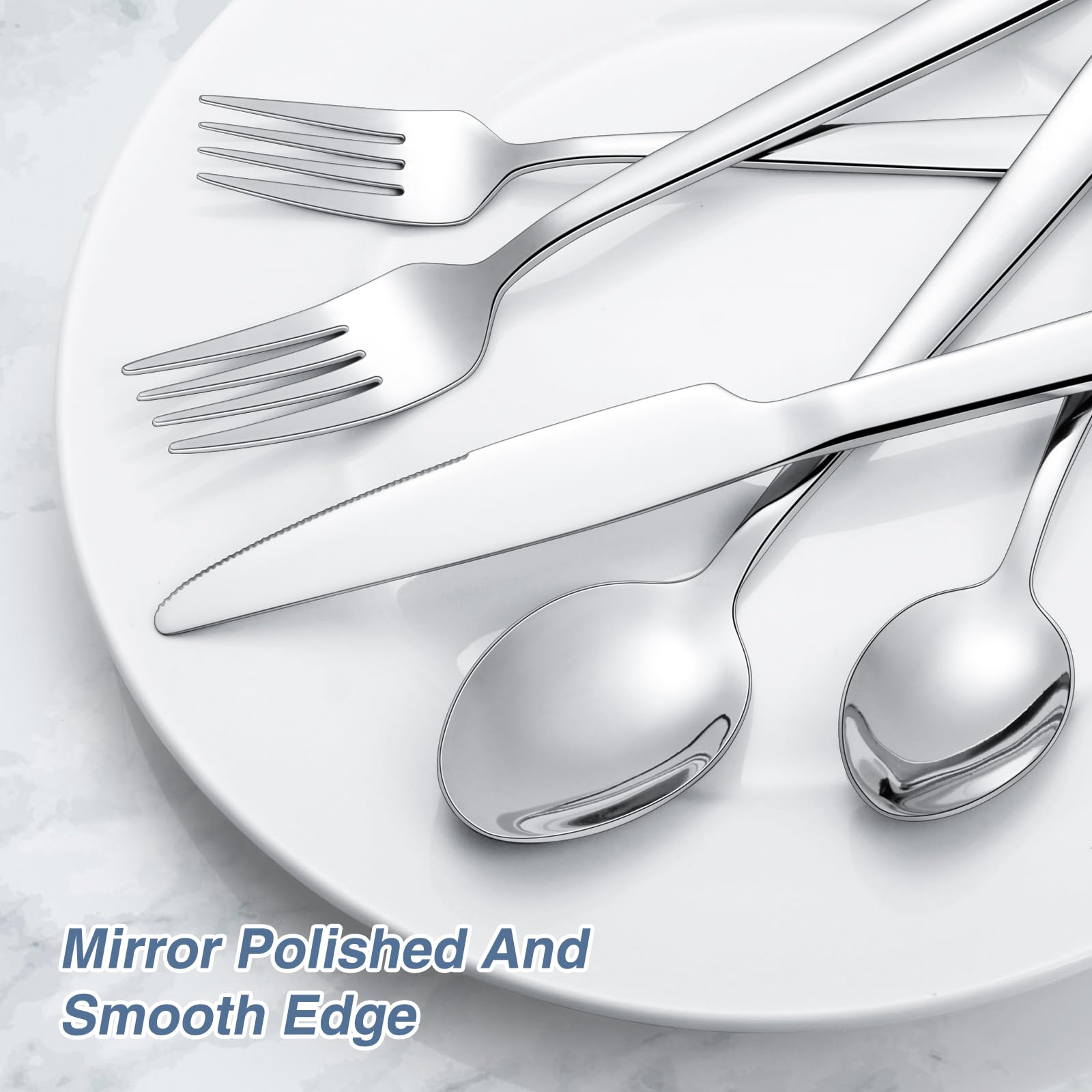 Yoehka mirror-polished finish adds elegance and easy cleaning.