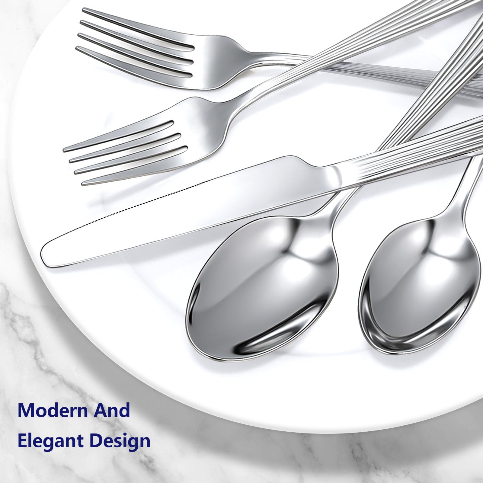 Comfortable to hold with balanced weight and textured grip for easy dining.