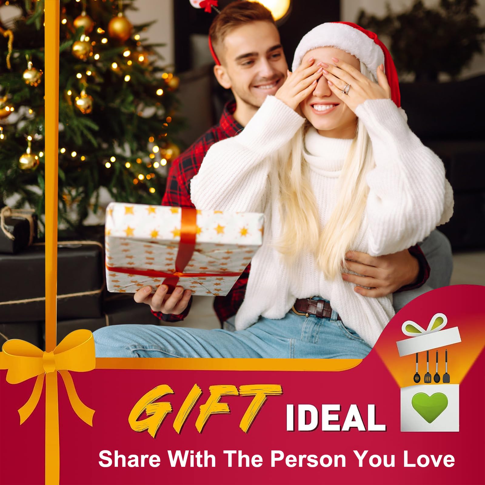 Yoehka gift-ready silicone utensil set for home cooks.