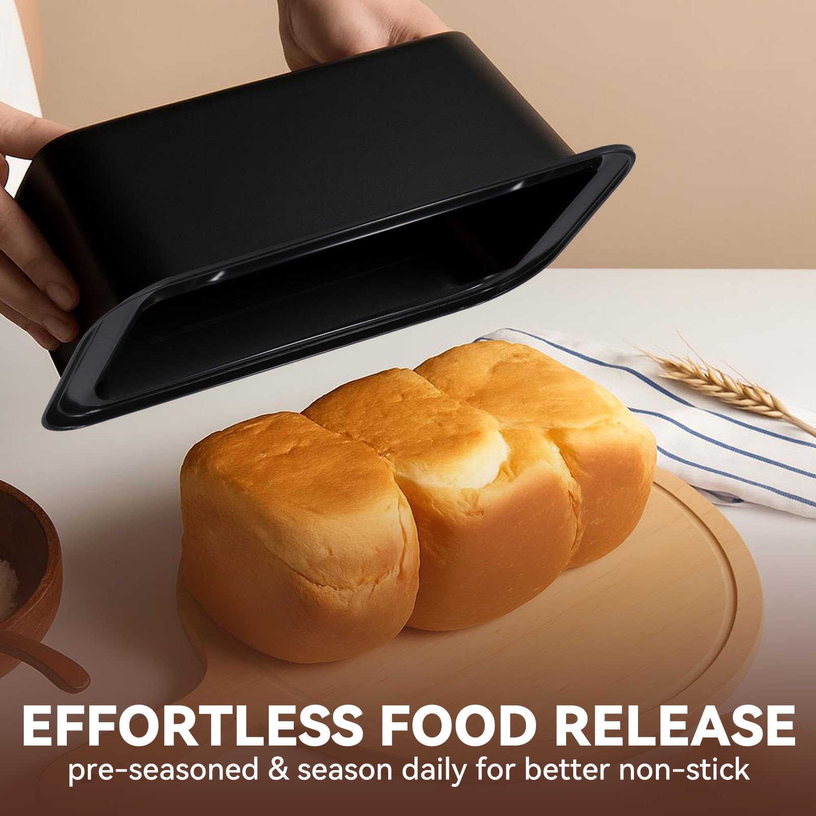 Yoehka stackable design saves cabinet space between bakes
