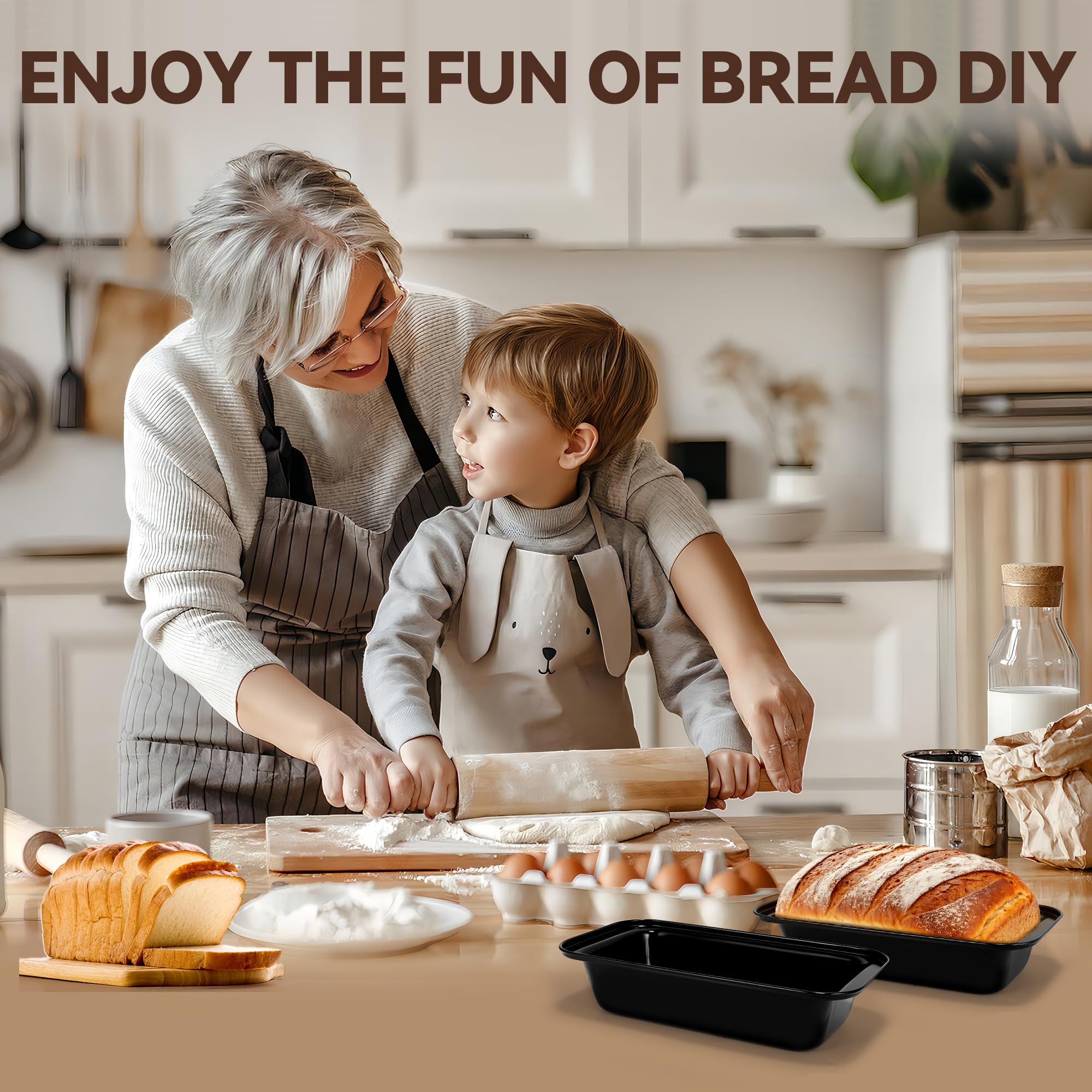 Yoehka versatile pans ideal for sourdough, banana bread, and cake
