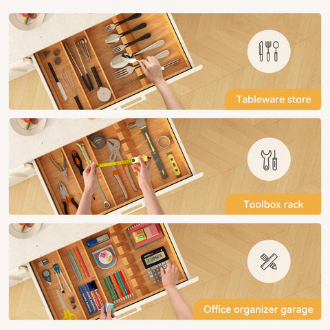Yofidra bamboo surface is easy to clean and resists staining