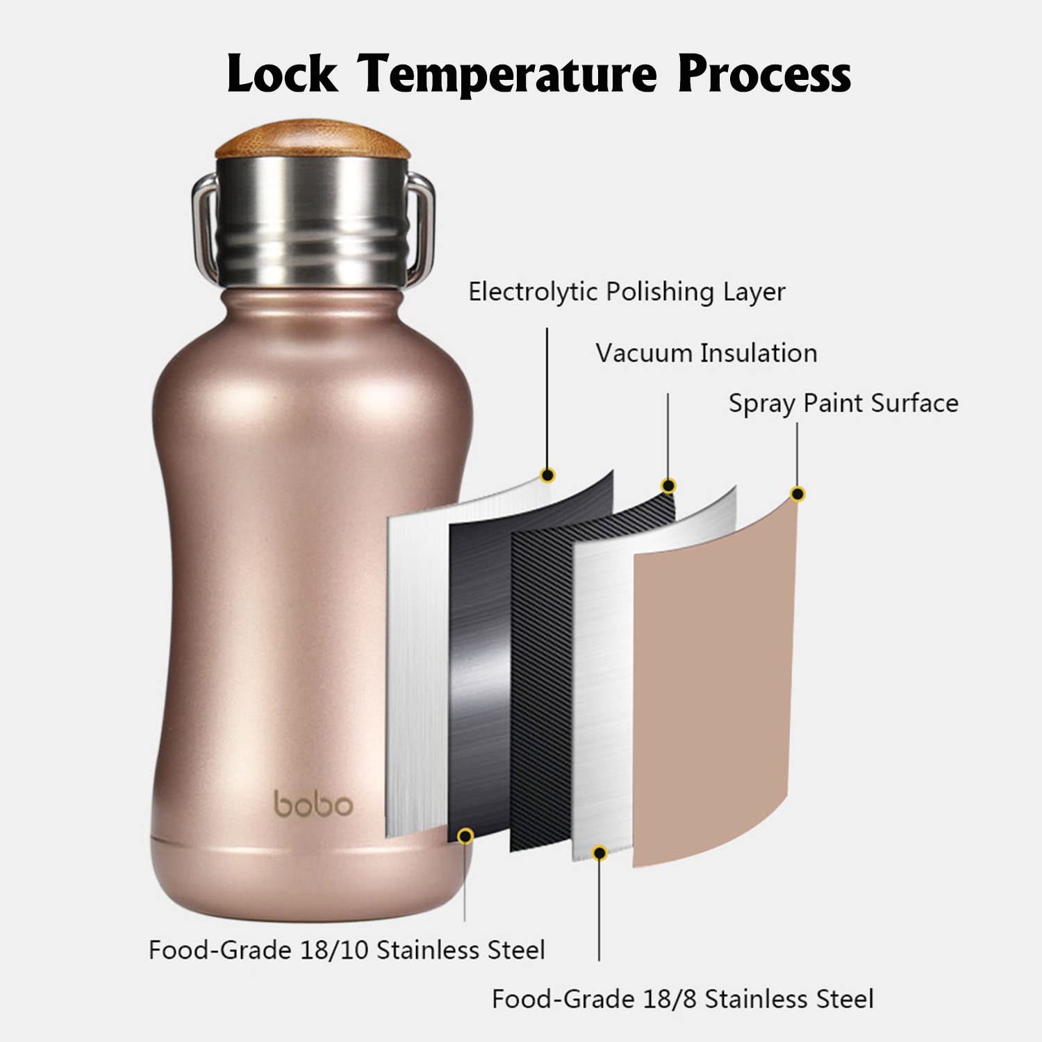 YOHKOH bottle with silicone base stays stable on desks.