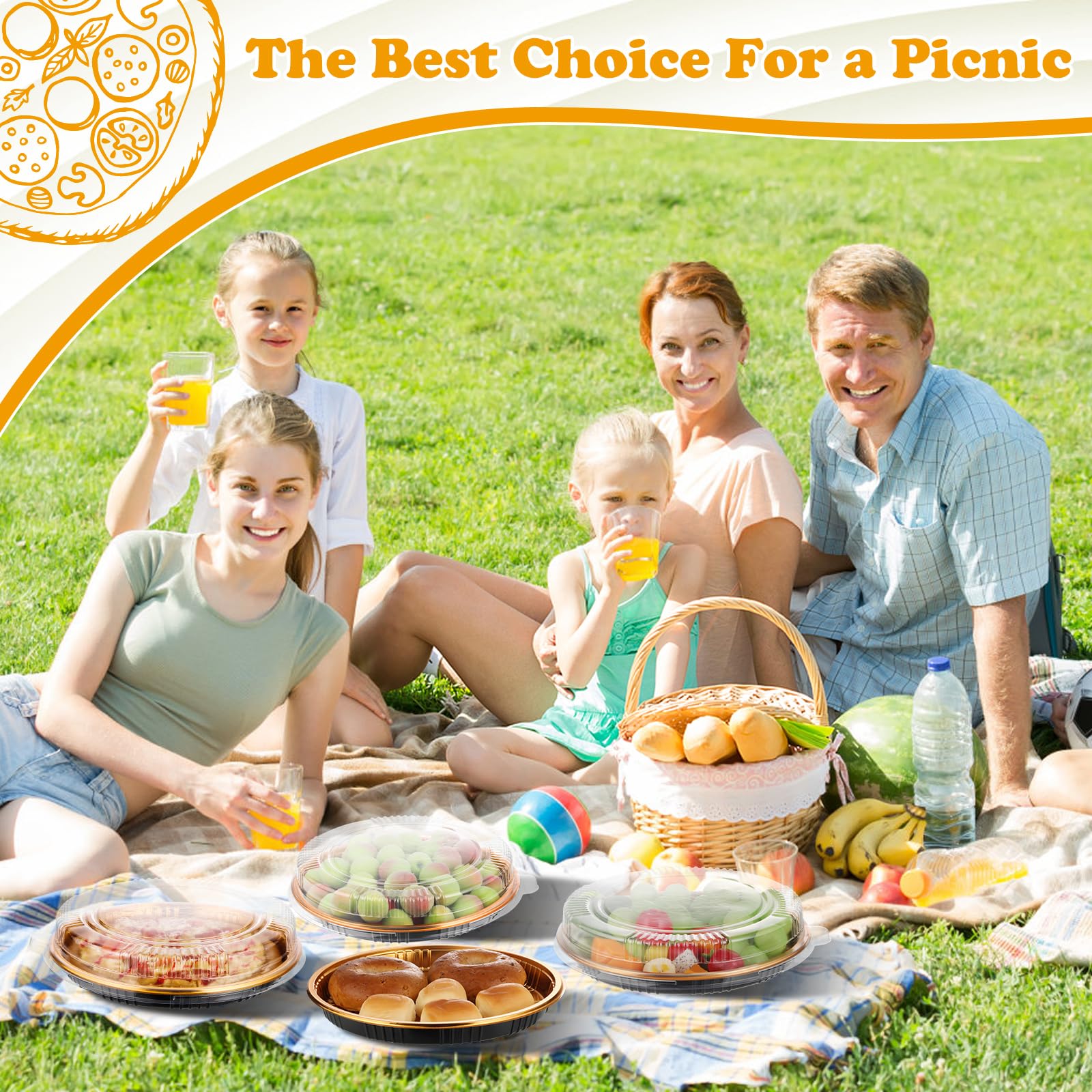 Yoiemivy disposable pie carrier convenient for Thanksgiving and family gatherings