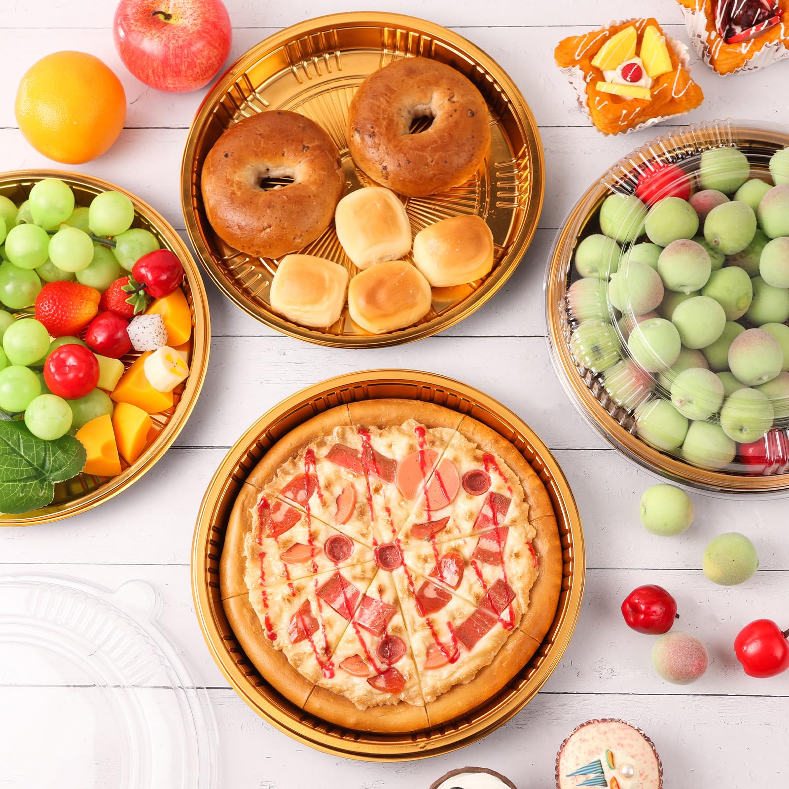 Yoiemivy transparent serving tray enhances dessert presentation at events