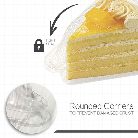 Yoiyini cake slice box made with sturdy thickened materials for reliable protection.