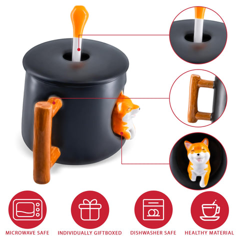 YLOKO lead-free ceramic ensures safe daily sipping.