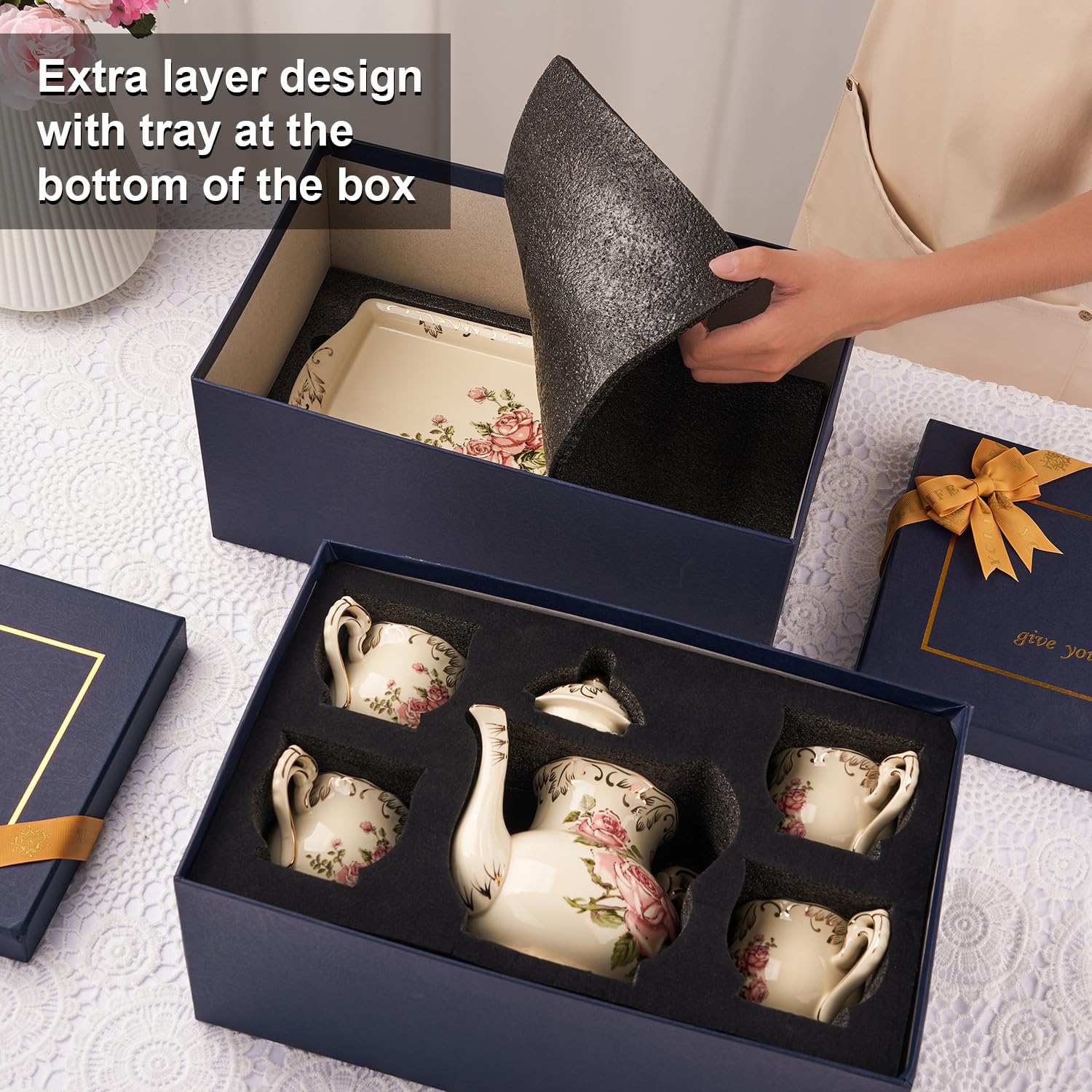 YOLIFE table-top display option adds European-inspired elegance
