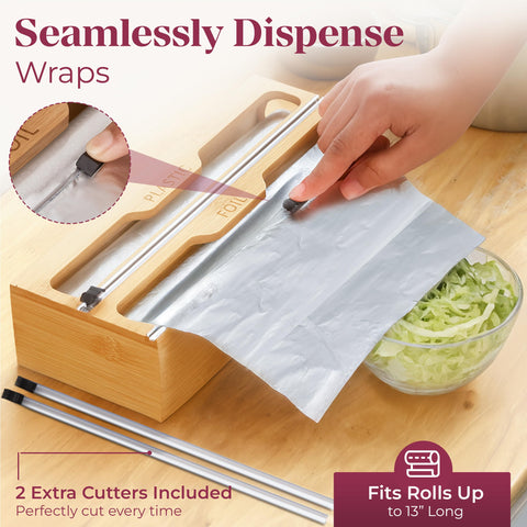YOLYN wall-mount kitchen organizer shown on a cabinet with space-saving design