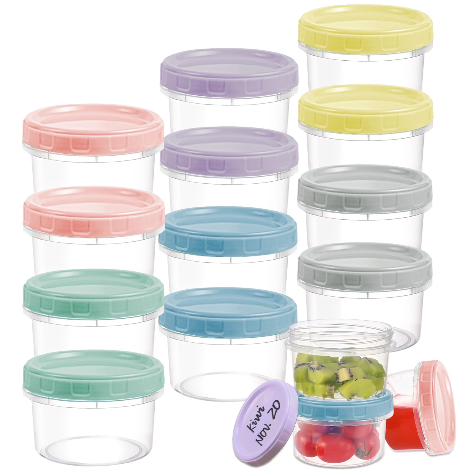 Yomarket transparent storage arrangement lets contents be seen at a glance
