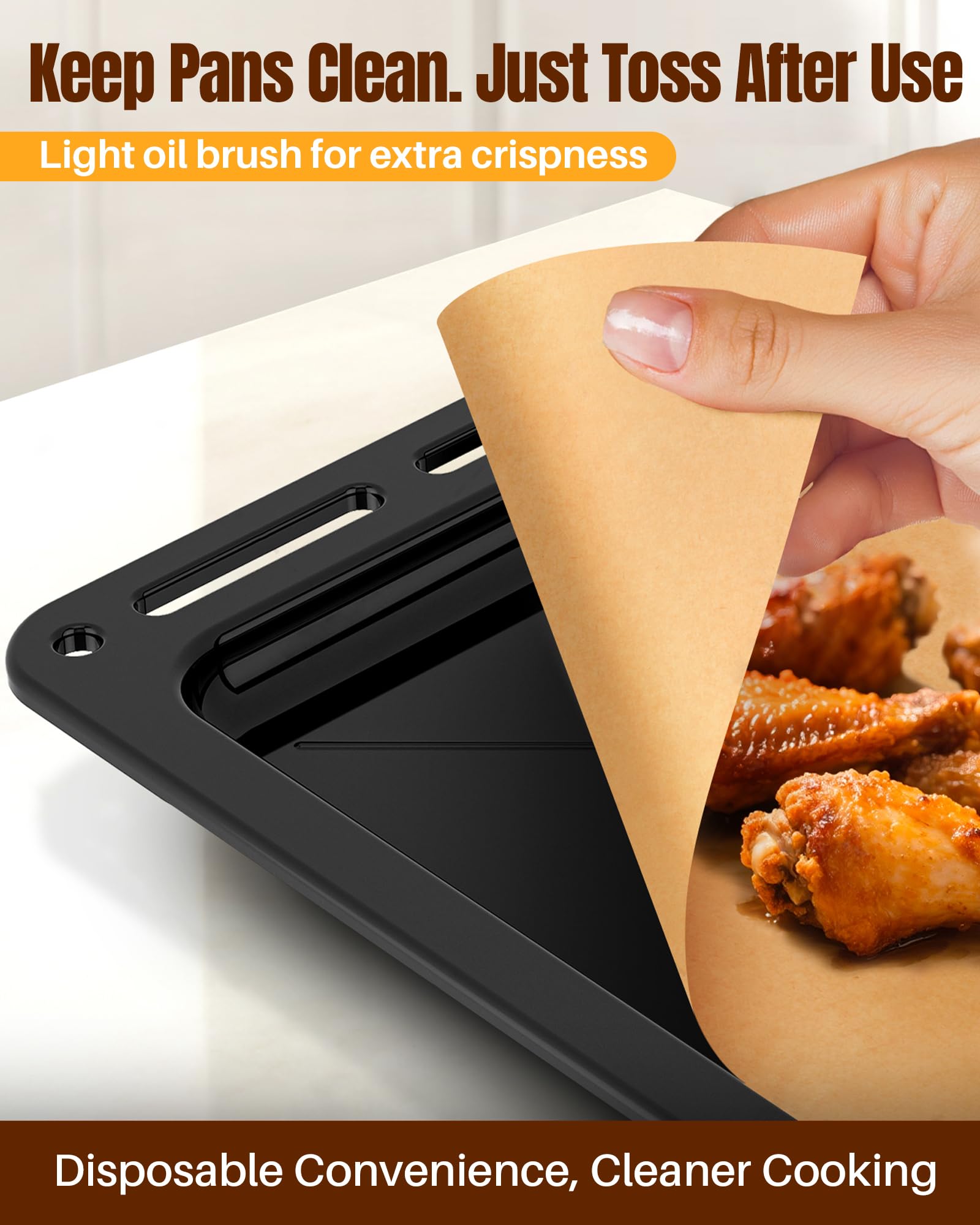 Yomeixte parchment paper oven-safe up to 450°F for versatile cooking.