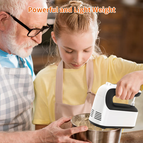Yomelo soft-start technology prevents splatter during initial mixing.