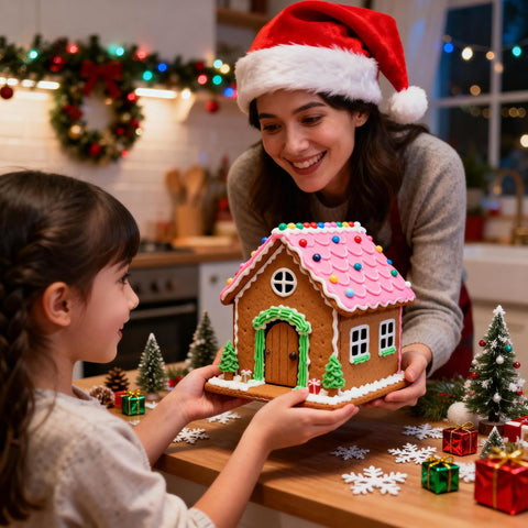 YomiFamily gingerbread upper window cutter adds elevated charm.