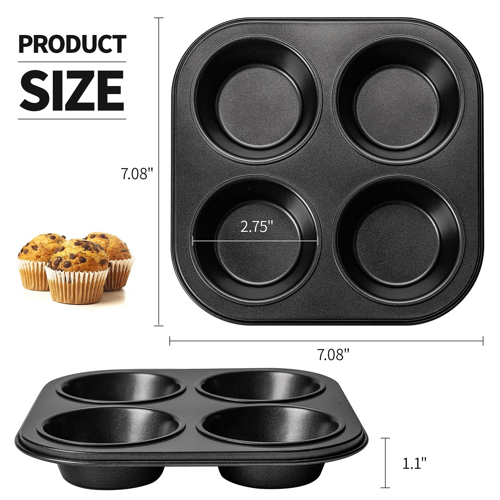 Yomvzake compact tray fits air fryer and saves counter space