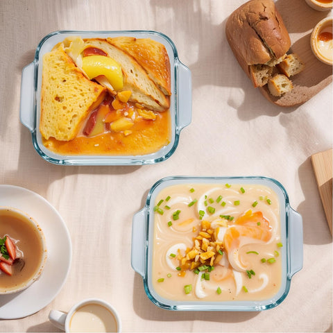 Yomvzake four-piece small-portion dish set for serving.