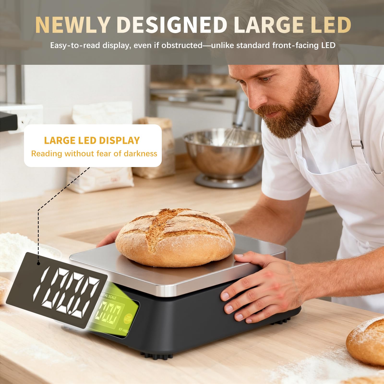 High-precision sensors on Yoncon KF-H8U provide stable baking measurements.