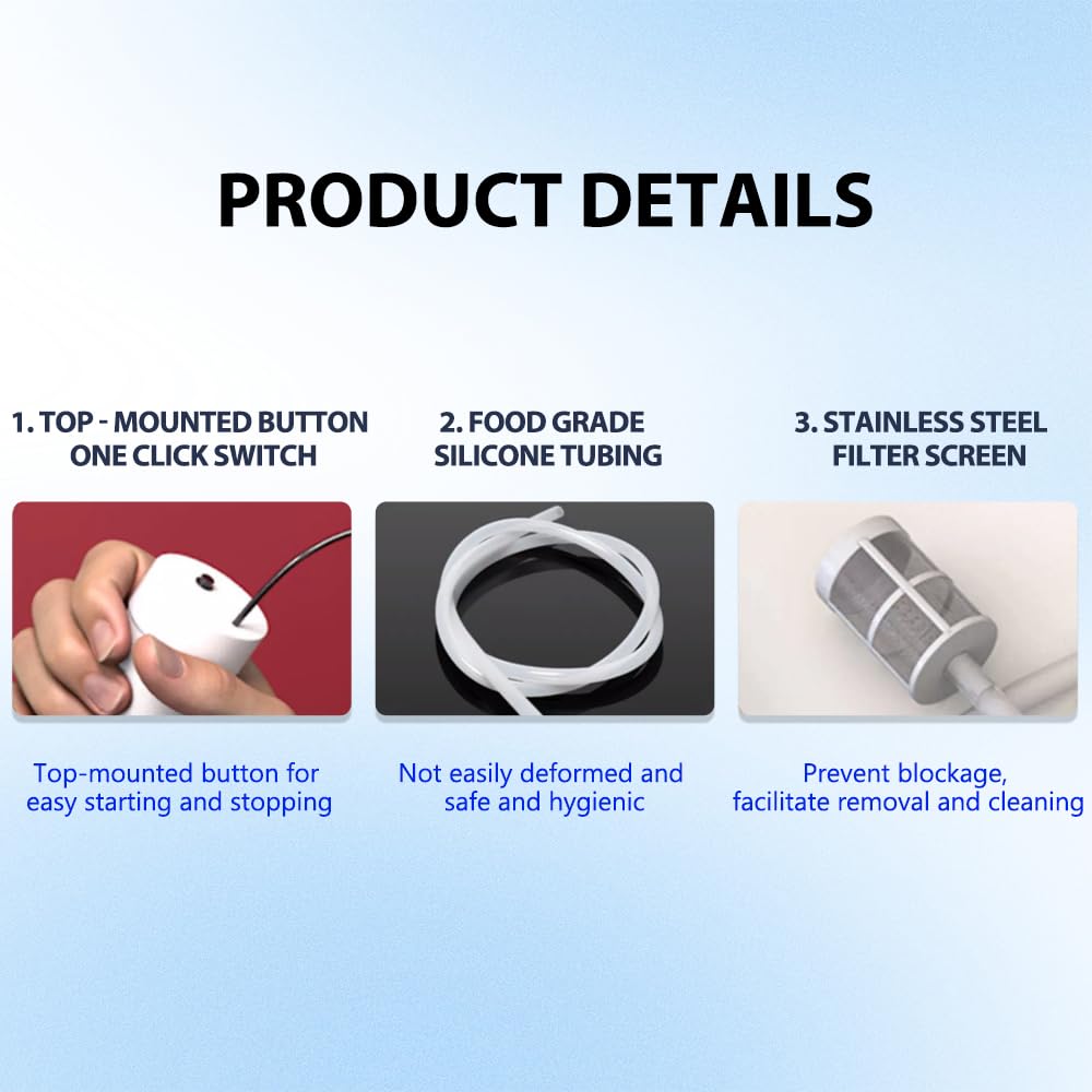 Yonhamph packaging includes pump, filter, hose, and manual for ready-to-use setup.