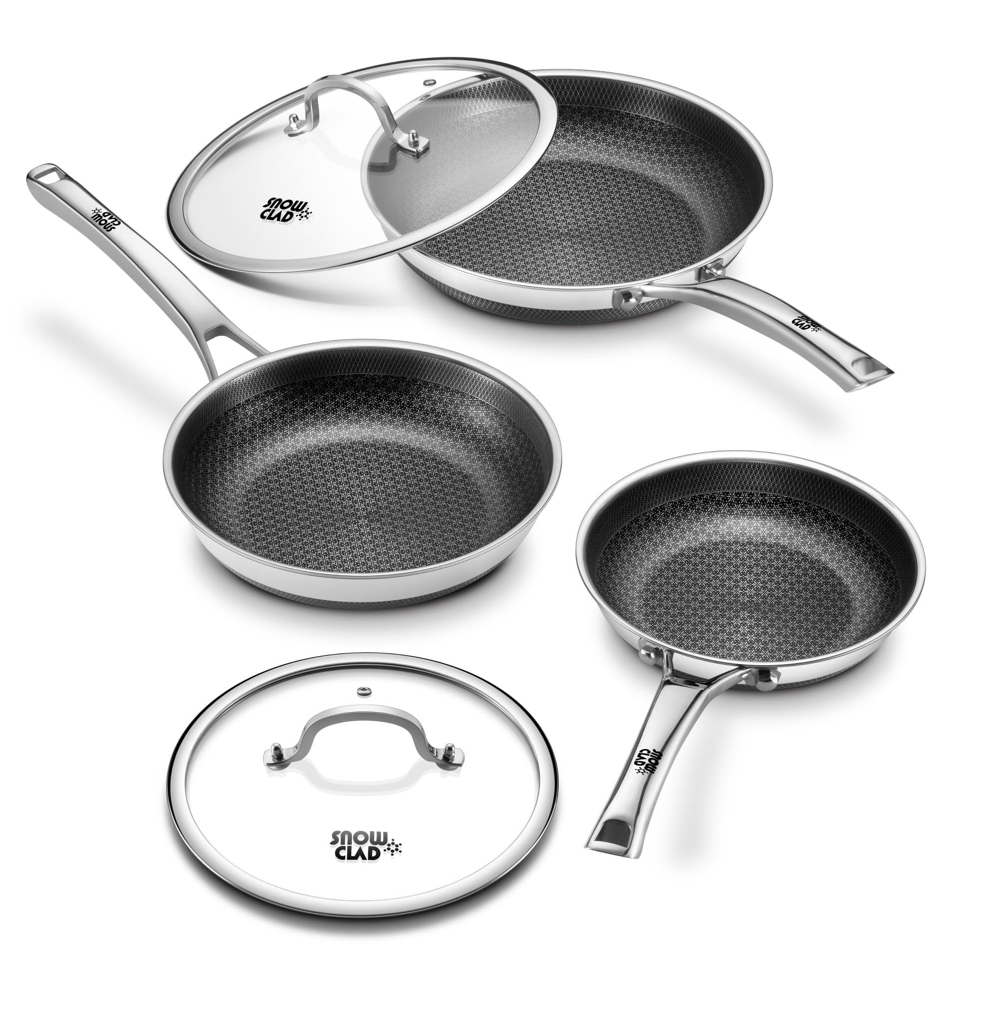 Yonida nonstick frying pan 8-inch top view with effortless food release