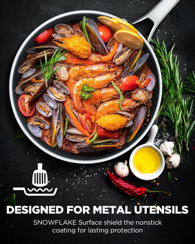 Yonida tri-ply stainless steel base delivers quick, uniform heating