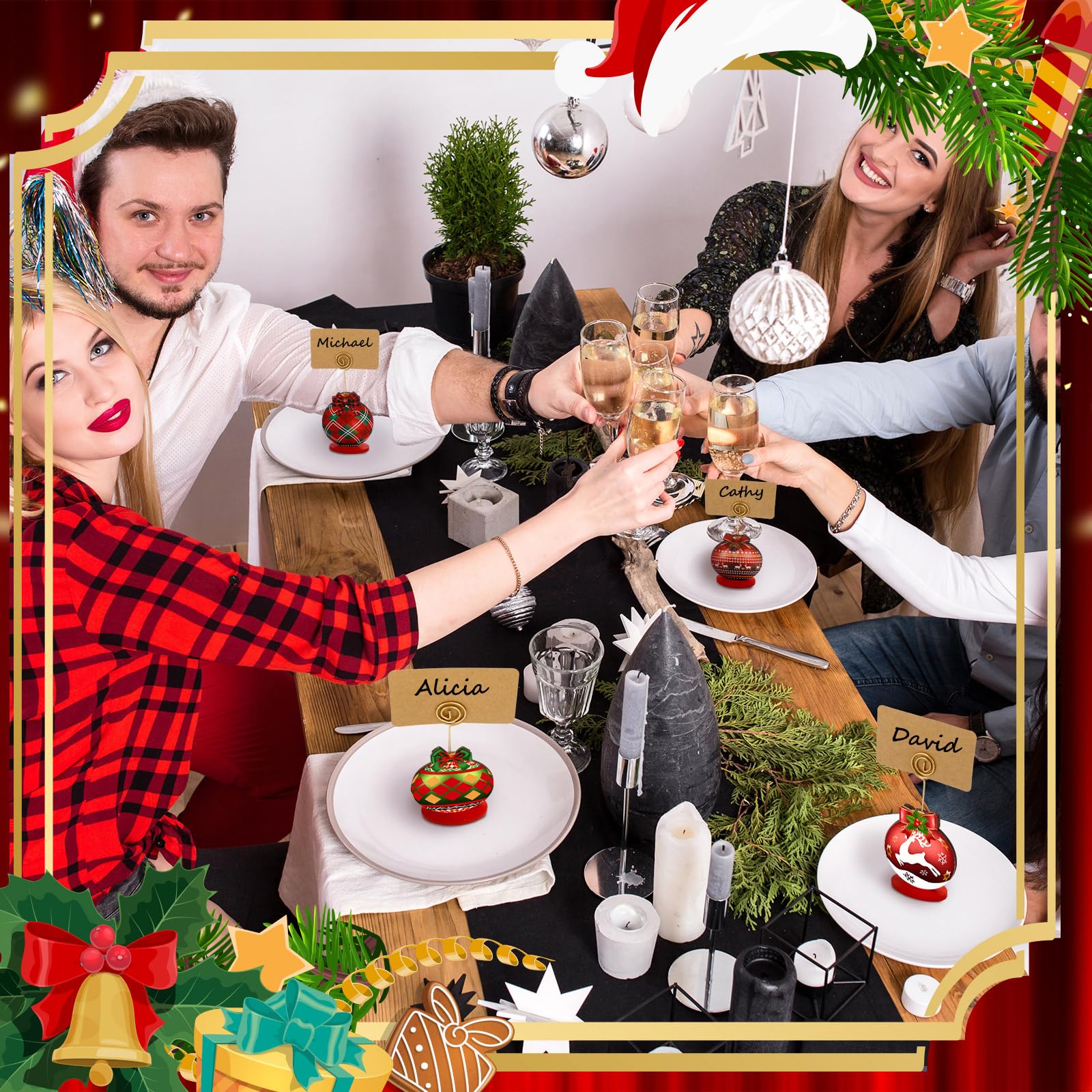 Yookeer multi-style Christmas centerpieces for home or office