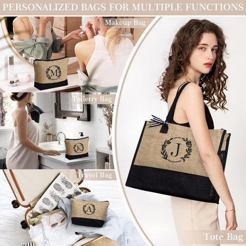 YOOLIFE tote bag with zipper closure securely carries daily essentials.