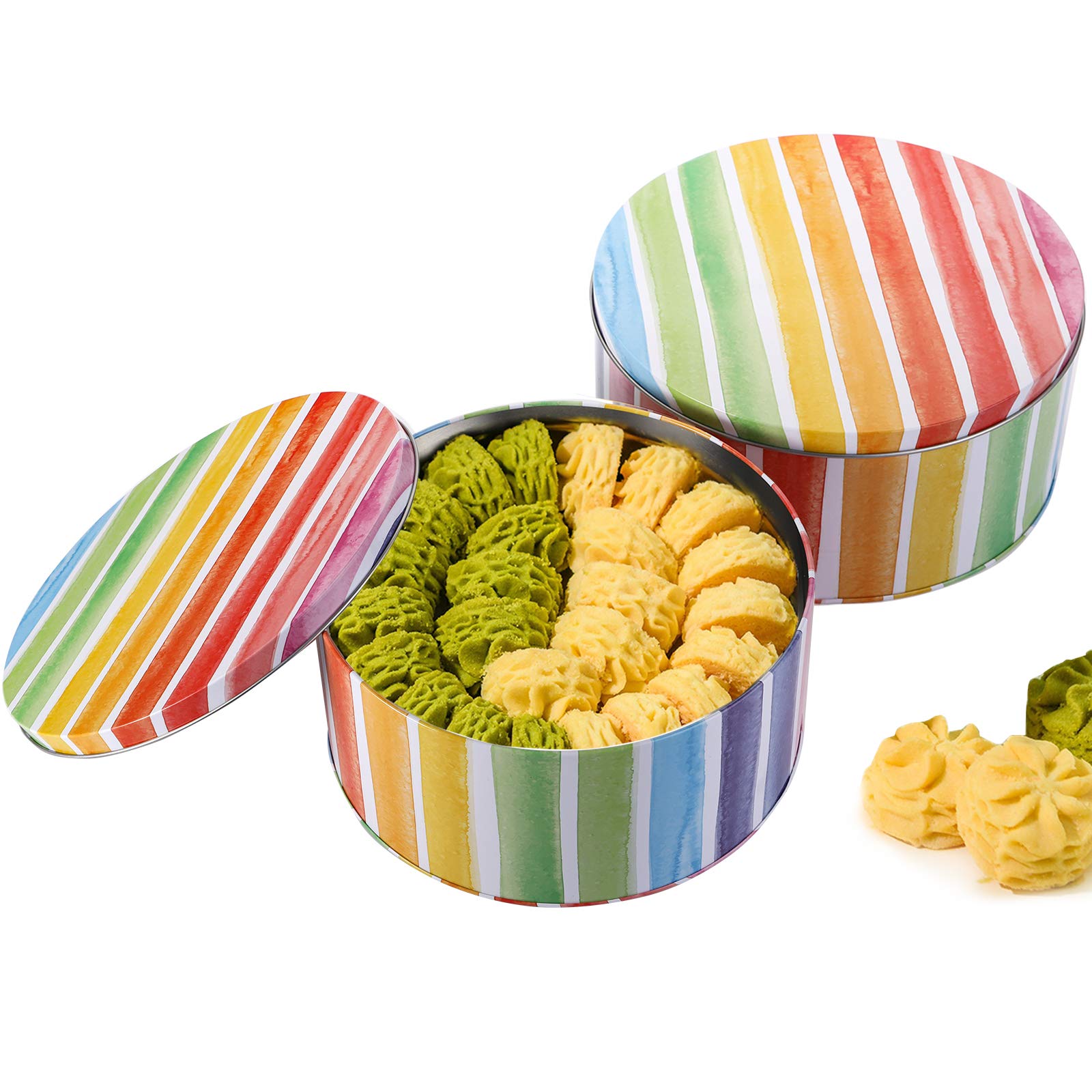 Yopay craft storage tin supports organizing craft supplies and small items.