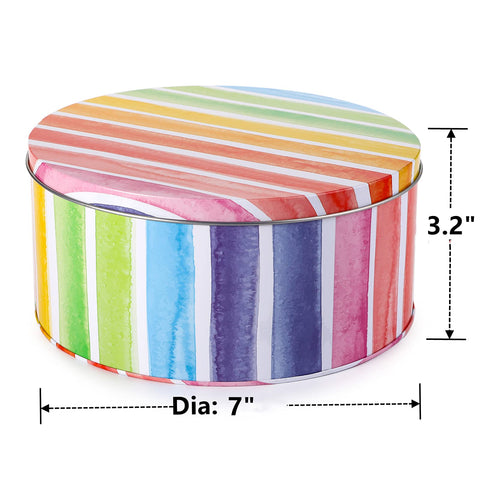 Yopay durable tin-coated steel three-pack for long lasting storage of cookies.