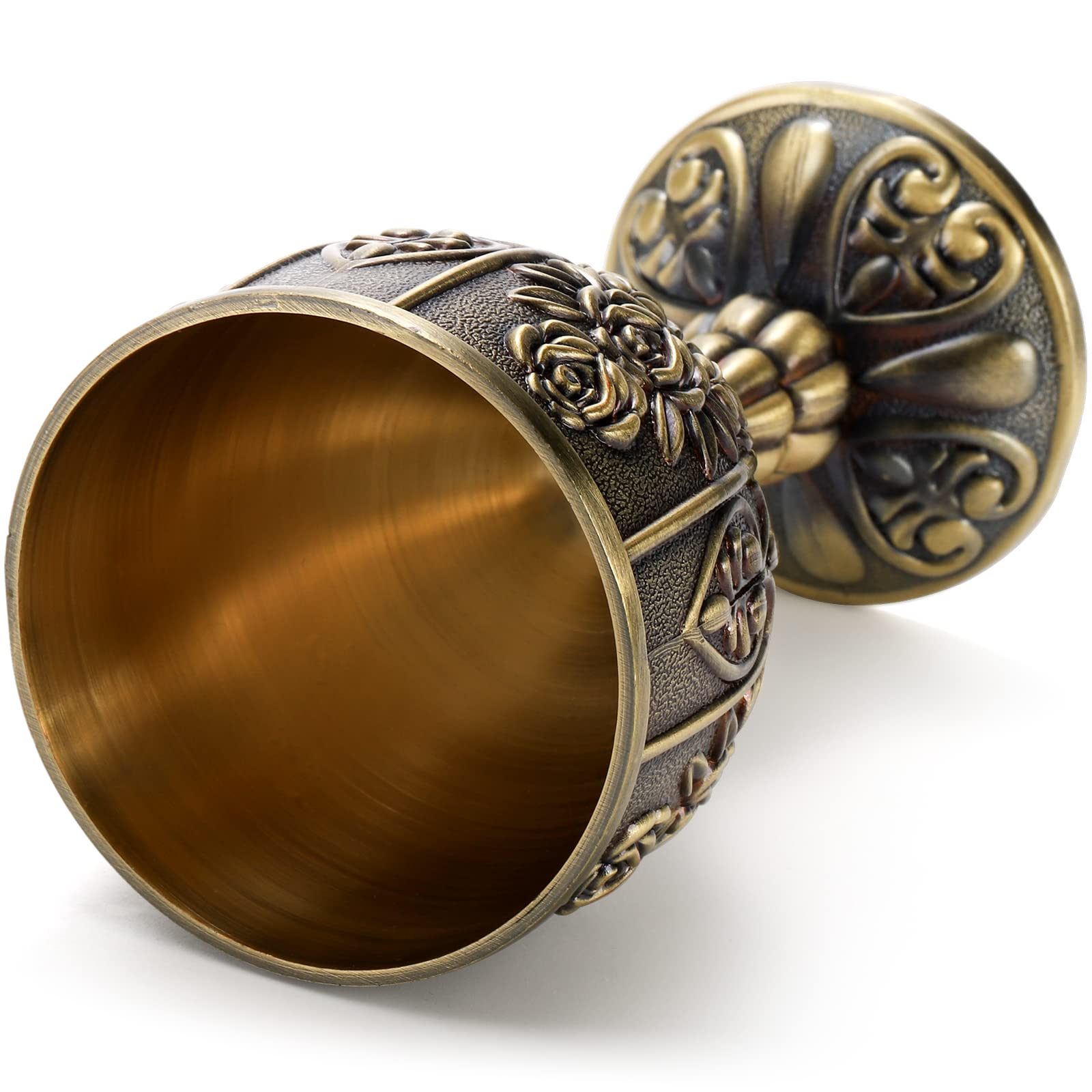 Yopay wedding goblet serves as decor and ceremonial accessory.