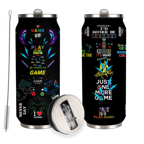 YOPIGOT Gamer Tumbler with clear lid for leak-free travel and visibility