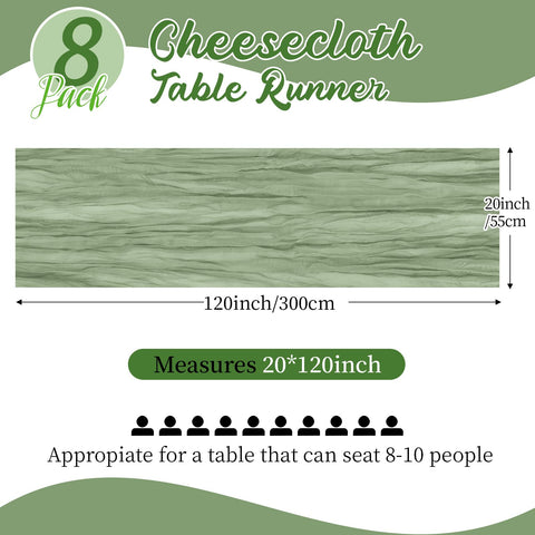 Yorcari cheesecloth texture with soft wrinkles enhances reusable decor.