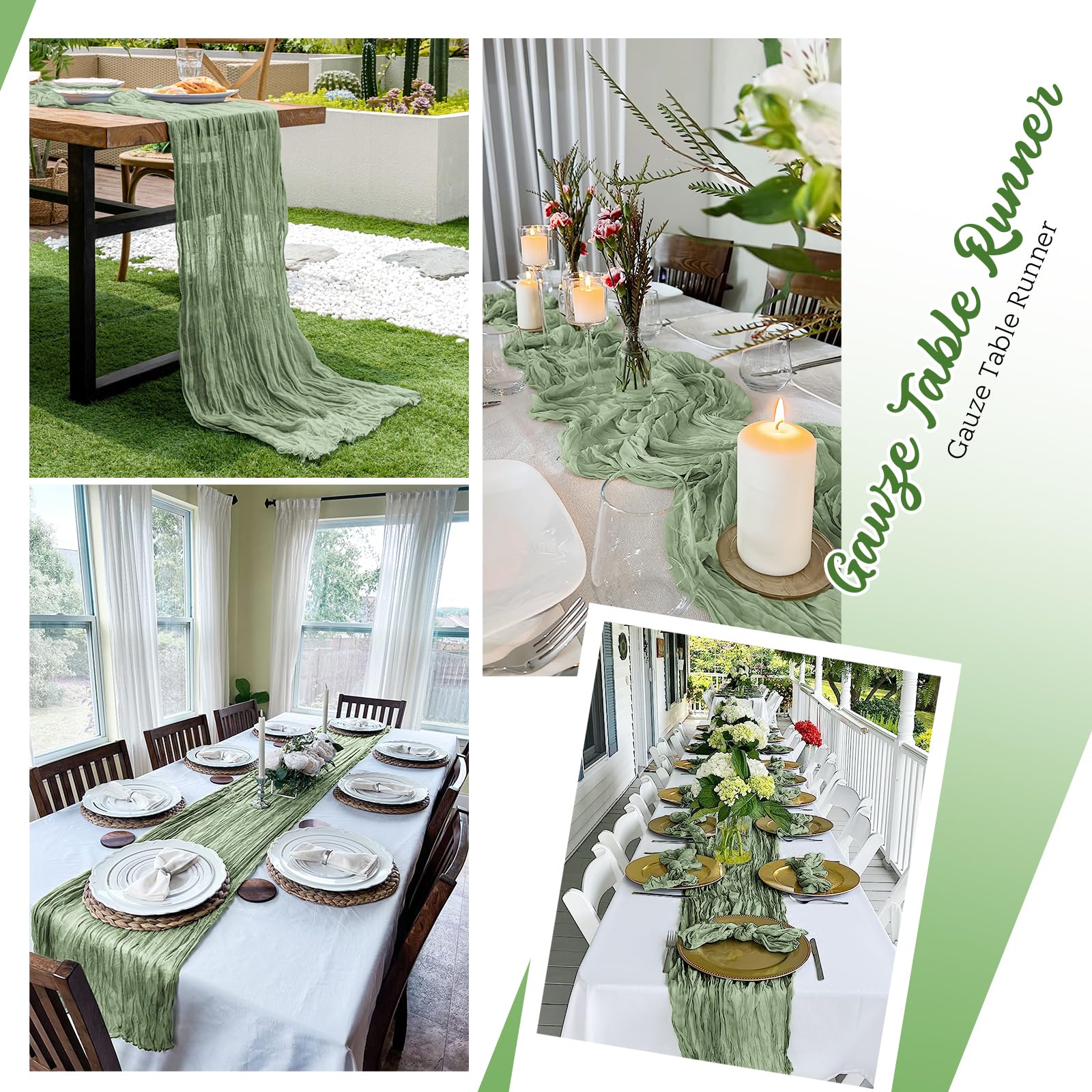 Yorcari party table decor creates romantic dining ambiance.