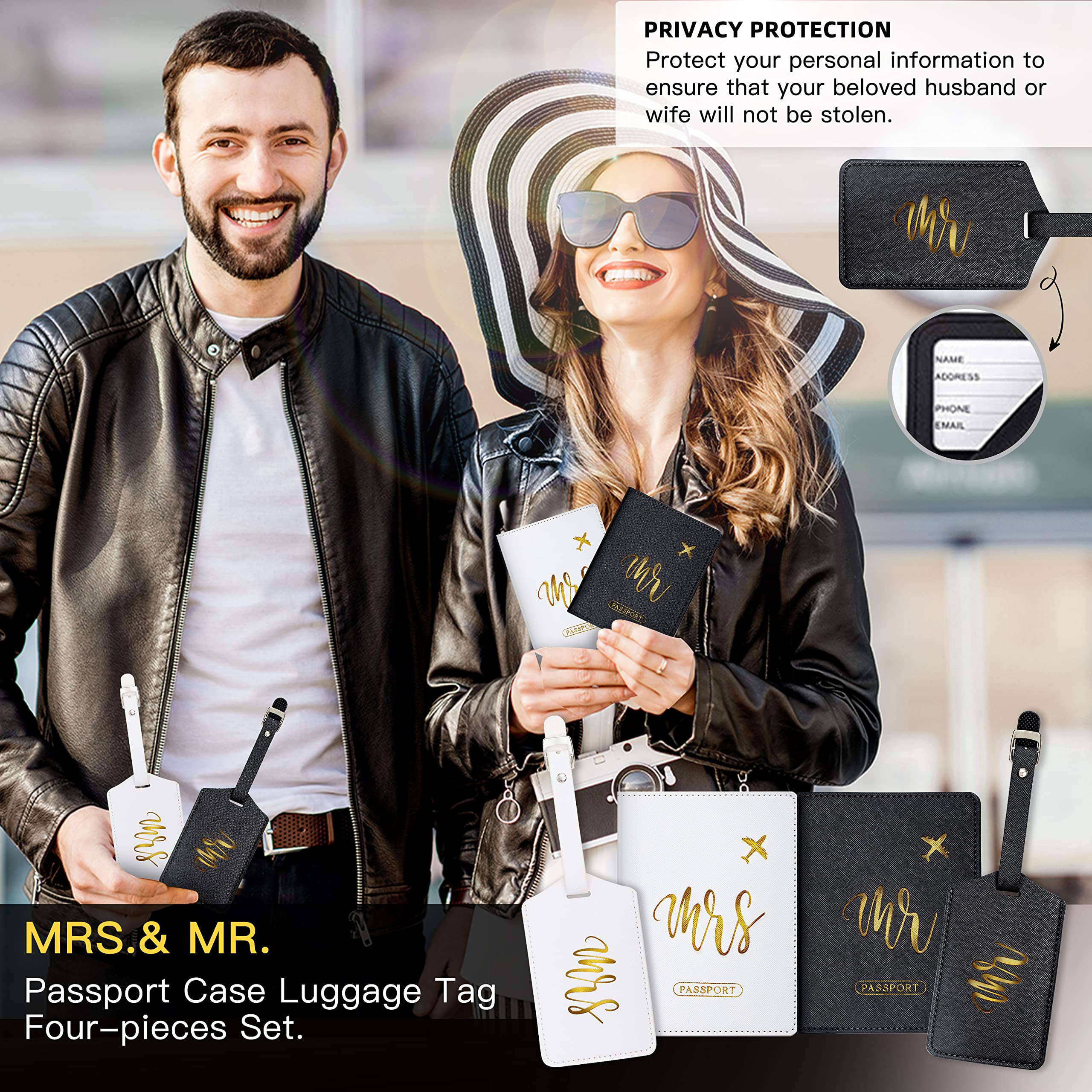 Yorktend MRS luggage tags with sturdy buckle for quick identification.