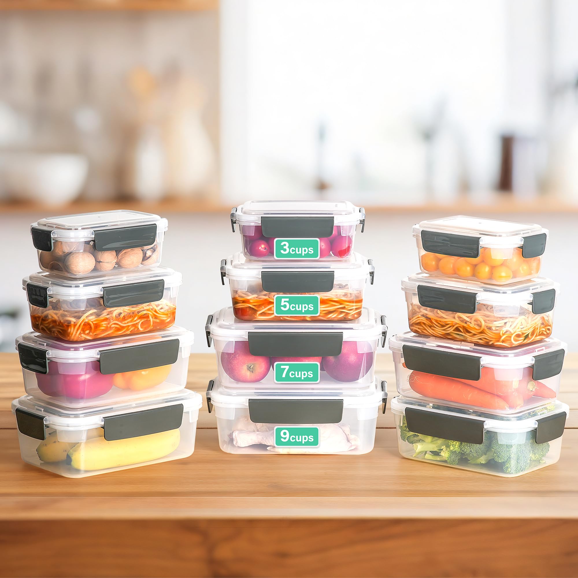 YORY freezer and microwave-safe container for batch cooking