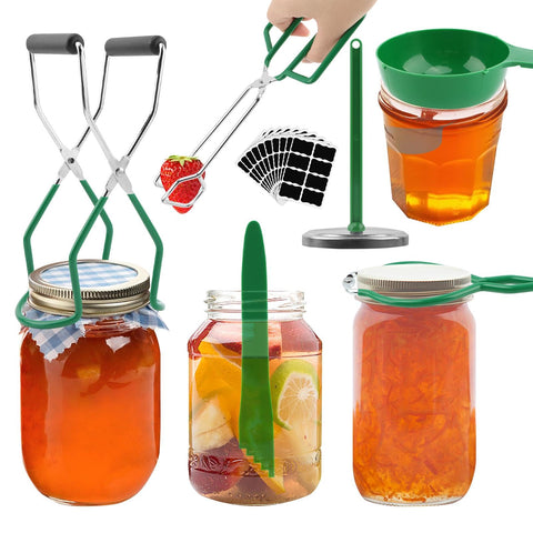 YOSINXU 7 piece set streamlines essential home canning tasks.
