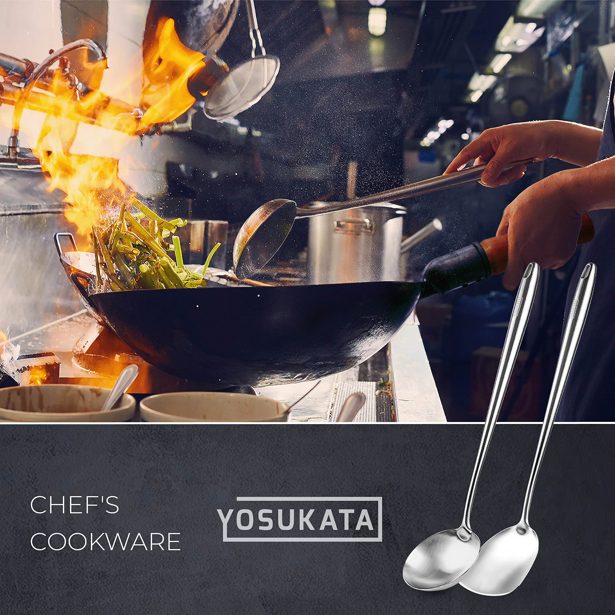 YOSUKATA hanging holes for easy kitchen storage