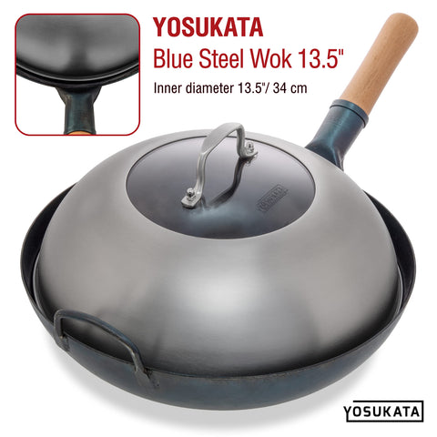 YOSUKATA dishwasher-safe wok lid simplifies cleanup after busy meals